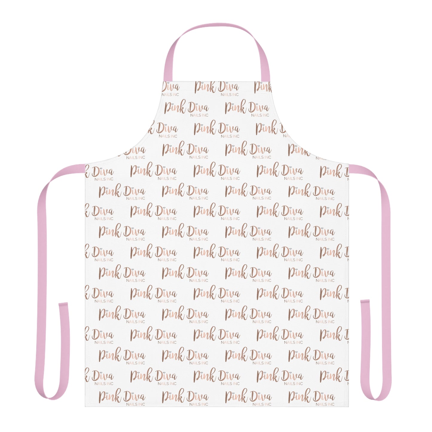 Monogram Apron White