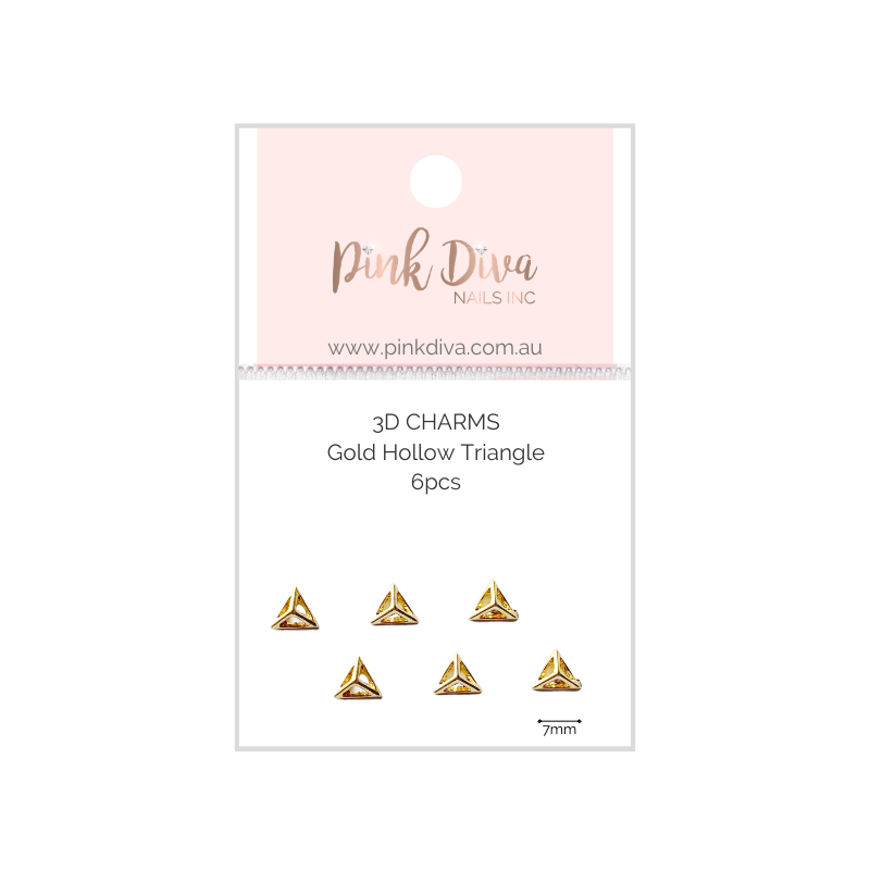 Gold Hollow Triangle