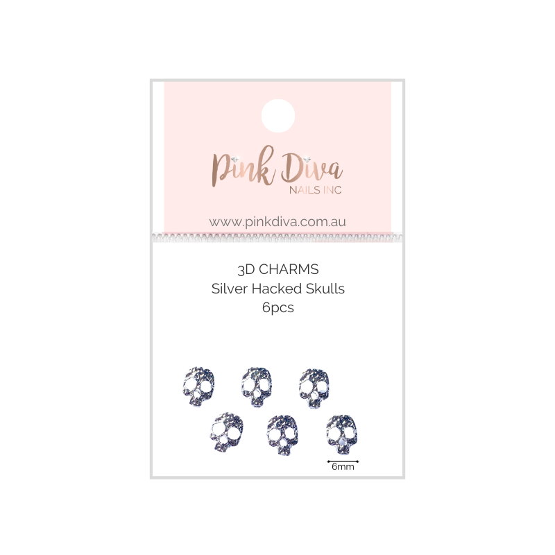 Silver Hacked Skulls