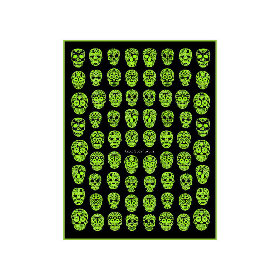 Glow Sugar Skulls
