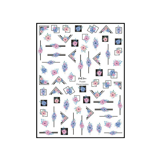 Purple Floral Angles