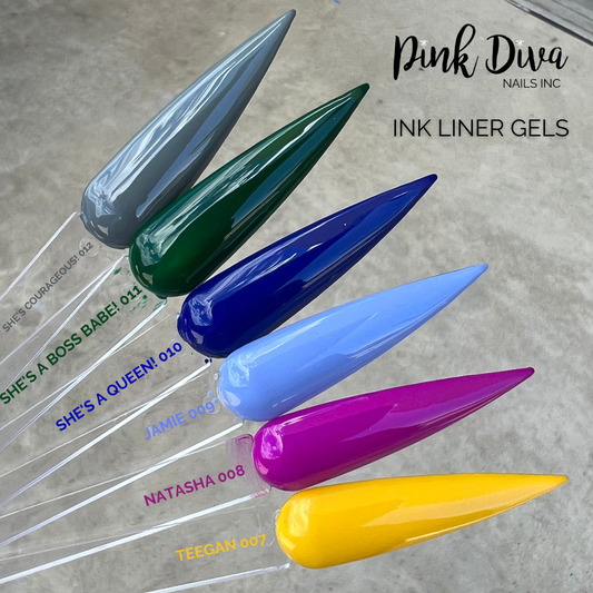 010 She's a Queen Ink Liner Gel