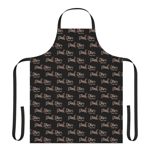 Monogram Apron Black