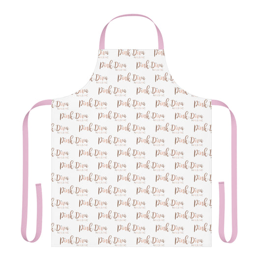 Monogram Apron White