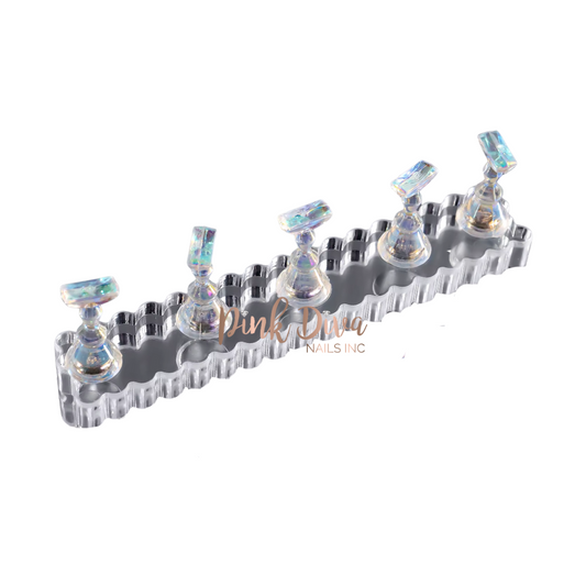 Magnetic Clear Pearl 5pc Display Stand