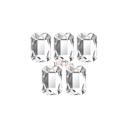 Emerald Cut Flatback