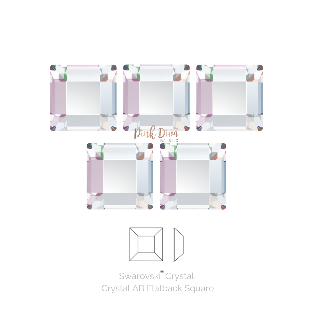 Swarovski® Square Flatback