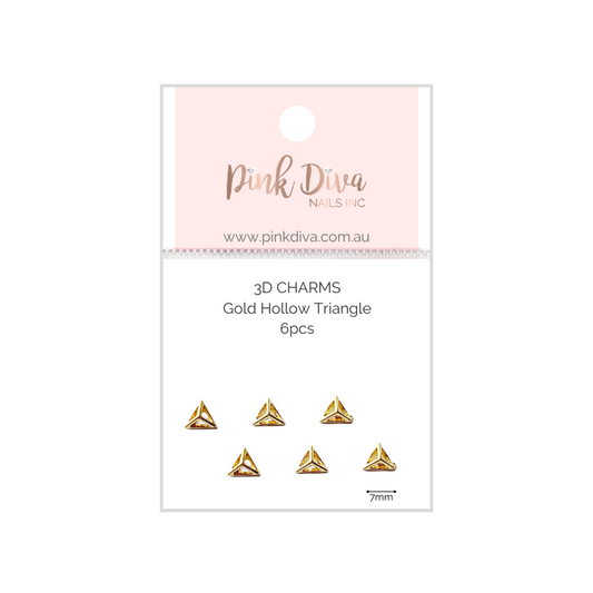 Gold Hollow Triangle