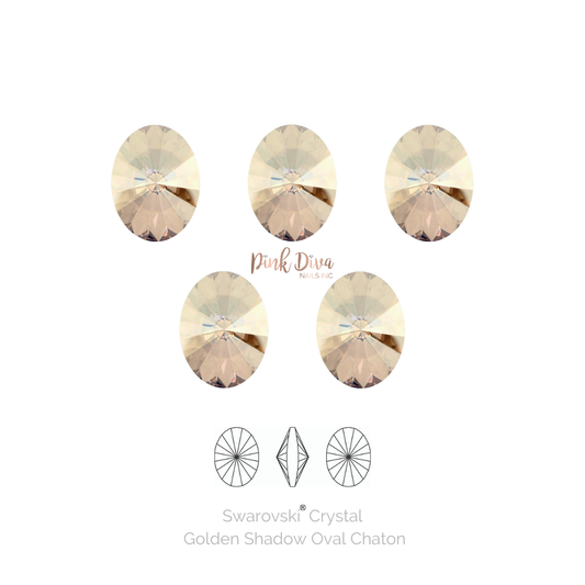 Swarovsk® Oval Rivoli Chaton