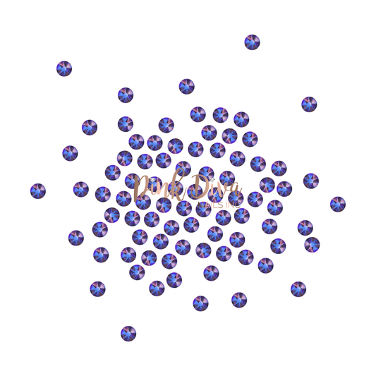 Swarovski Siam Shimmer flatback crystals