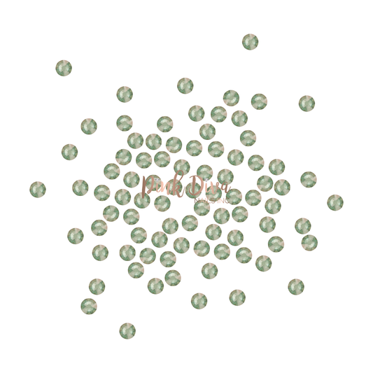 Swarovski Silky Sage DeLite flatback crystals
