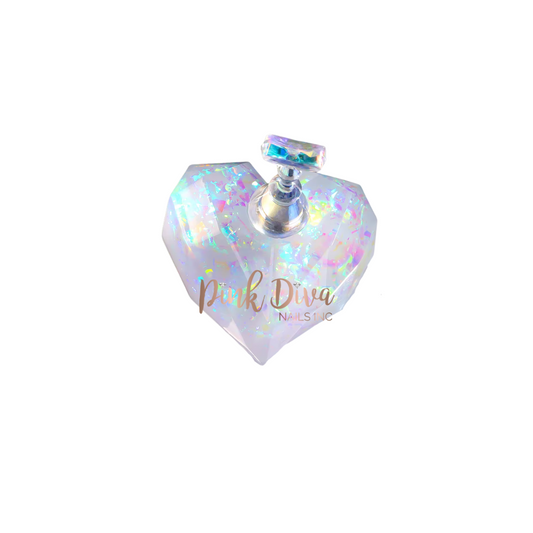 Magnetic Heart White Aurora Display Stand