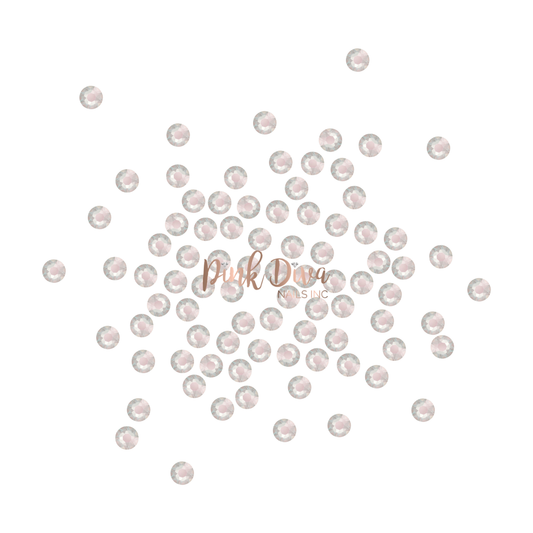 Swarovski Electric White DeLite flatback crystals